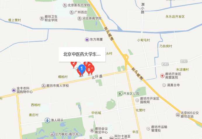 北京中医药大学东方学院地址在哪里