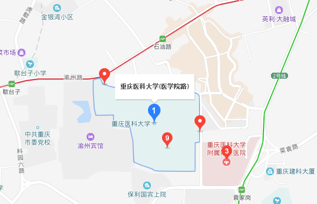 重庆医科大学地址在哪里