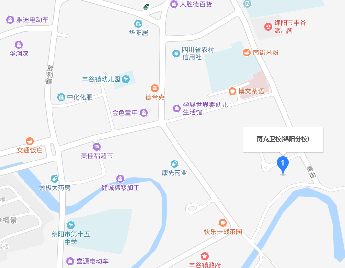 四川省南充卫生学校绵阳校区地址在哪里
