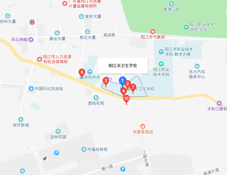阳江市卫生学校地址在哪里